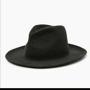 Wyeth faye black wool hat